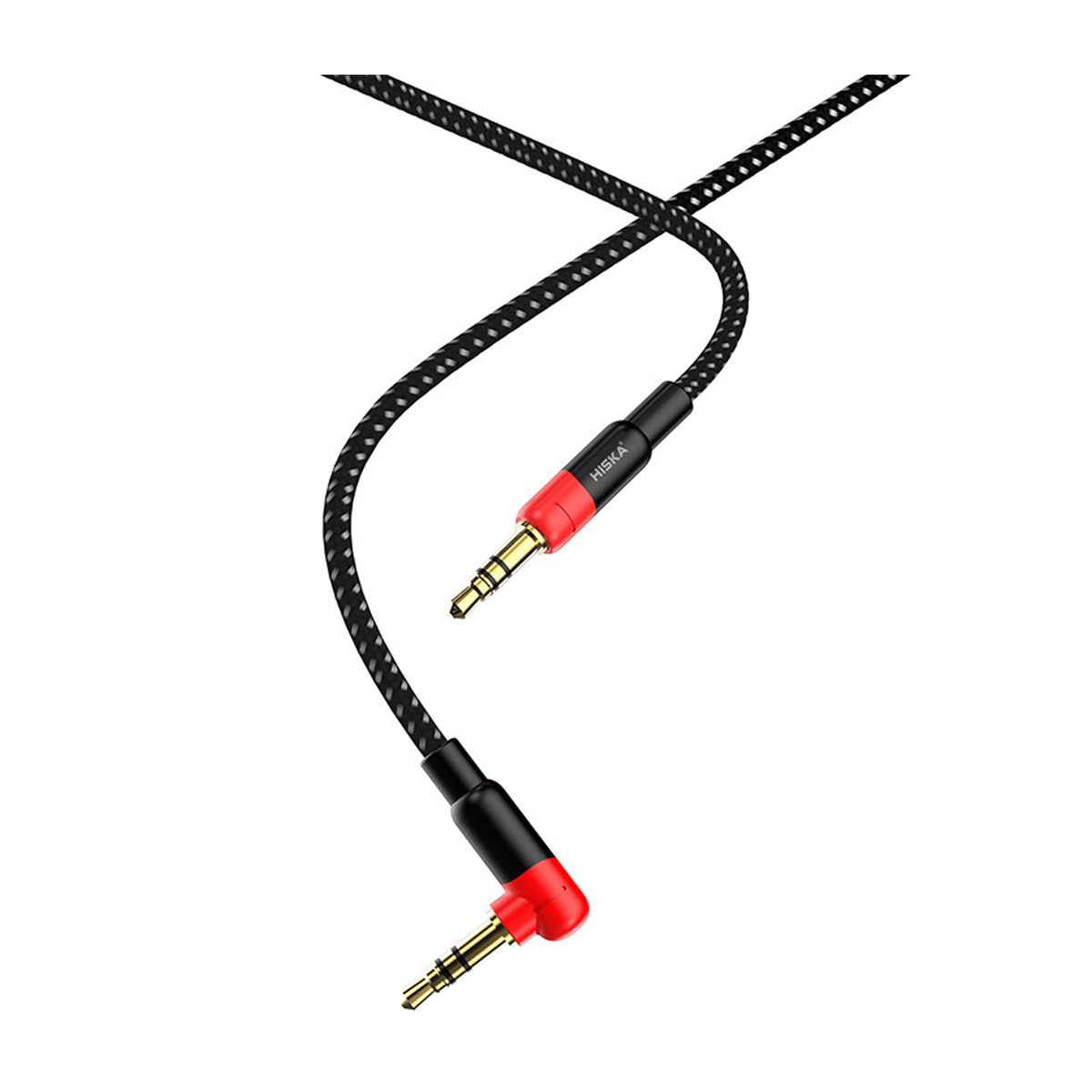 کابل AUX هیسکا مدل W32 طول 1 متر-مشکی کابل AUX هیسکا مدل W32 طول 1 متر-مشکی