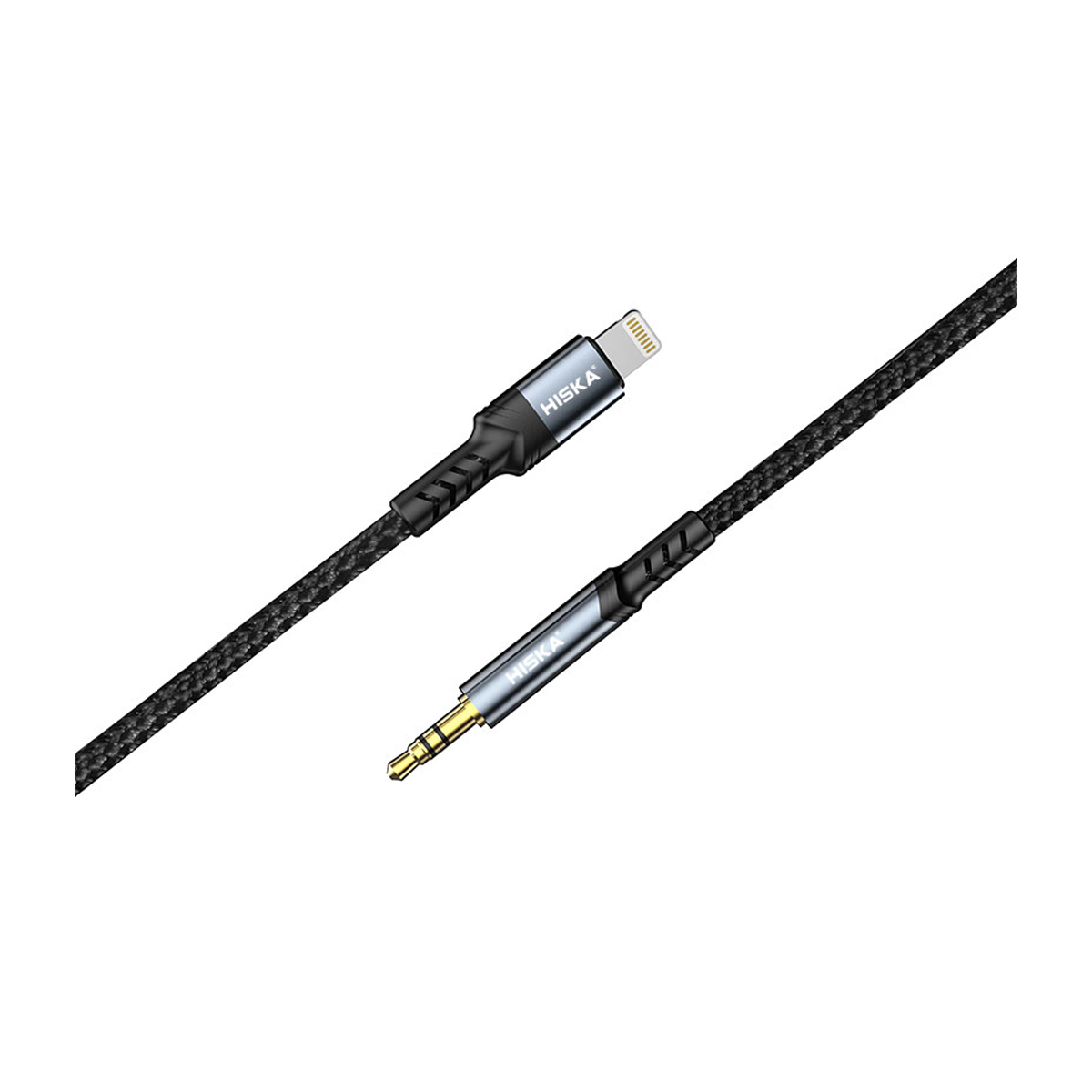 کابل تبدیل لایتنینگ به AUX هیسکا مدل W26 طول 1 متر -مشکی کابل تبدیل لایتنینگ به AUX هیسکا مدل W26 طول 1 متر -مشکی