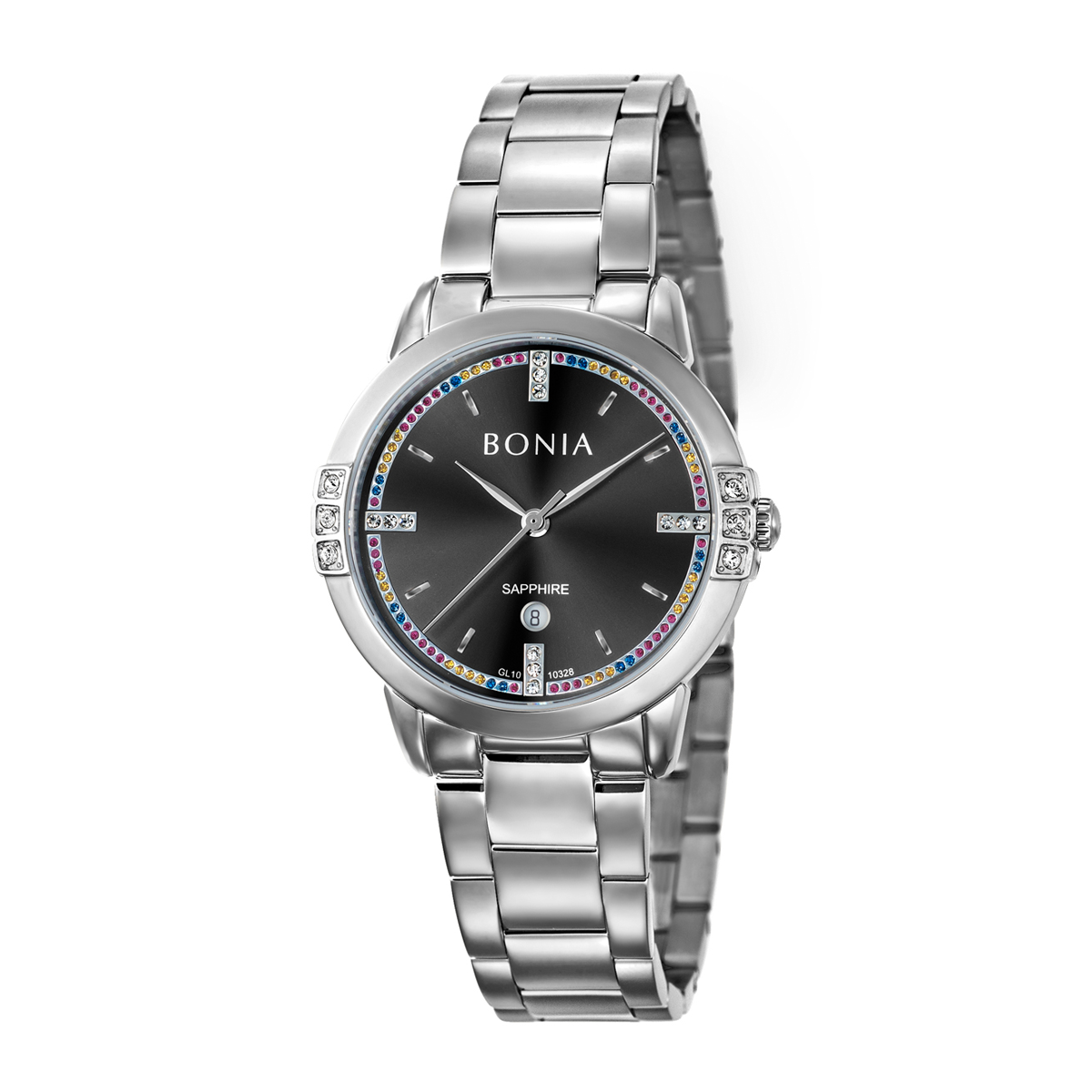 ساعت عقربه ای بونیا زنانه مدل BNB10328-2337S-نقرهای ساعت عقربه ای بونیا زنانه مدل BNB10328-2337S-نقرهای