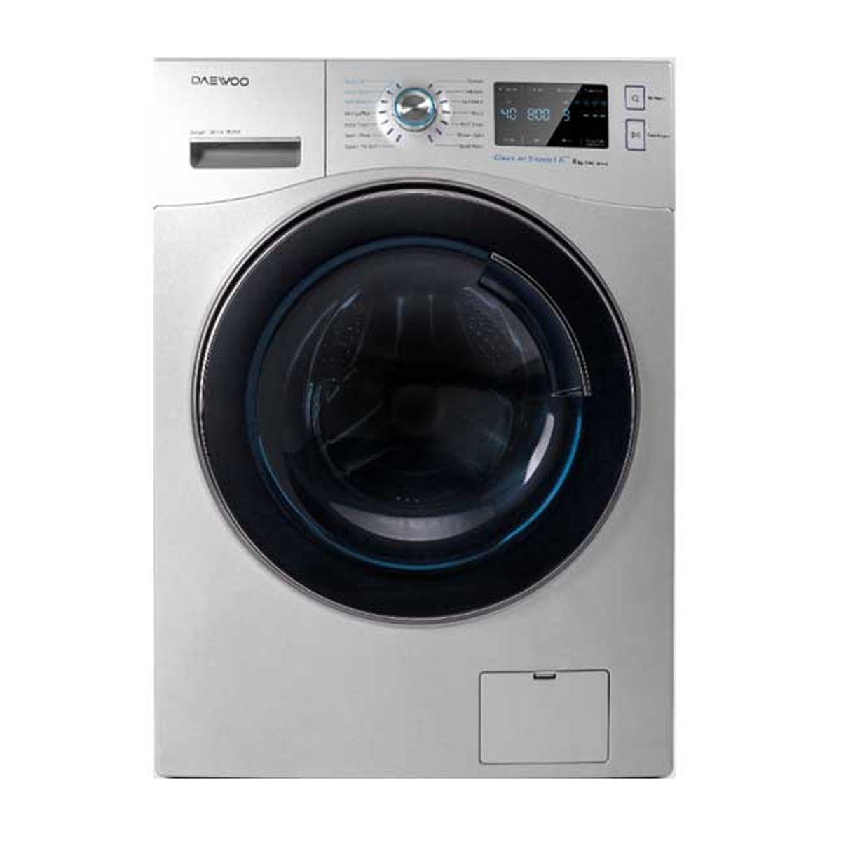 ماشین لباسشویی دوو 8 کیلویی مدل DWK-8406-نقرهای ماشین لباسشویی دوو 8 کیلویی مدل DWK-8406-نقرهای