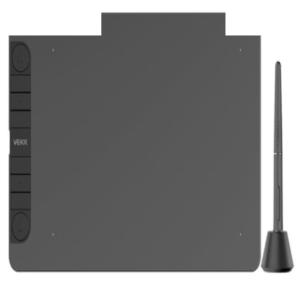 قلم نوری با صفحه نمایش 6*10 اینچ ویک مدل veikk vk 1060 pro قلم نوری با صفحه نمایش 6*10 اینچ ویک مدل veikk vk 1060 pro