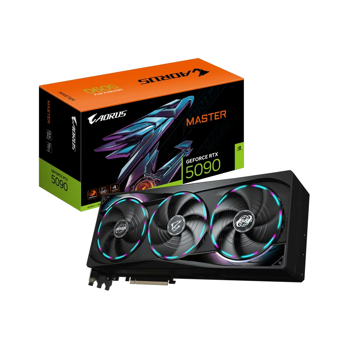 کارت گرافیک گیگابایت مدل AORUS GeForce RTX 5090 MASTER 32G کارت گرافیک گیگابایت مدل AORUS GeForce RTX 5090 MASTER 32G
