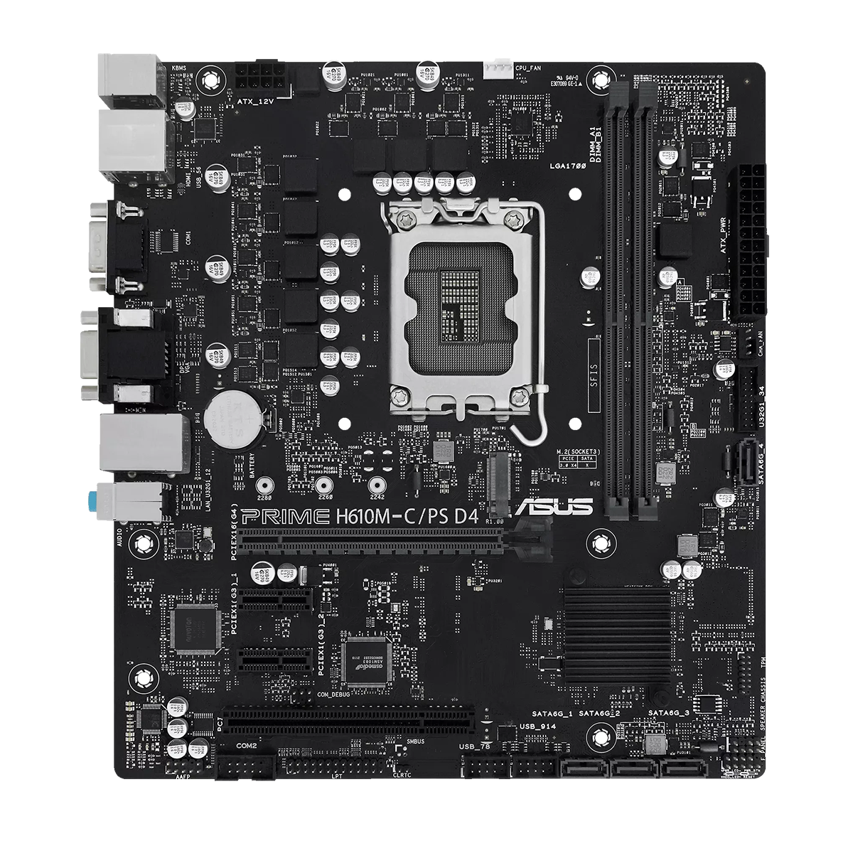 مادربرد ایسوس مدل PRIME H610M-C/PS D4-مشکی مادربرد ایسوس مدل PRIME H610M-C/PS D4-مشکی