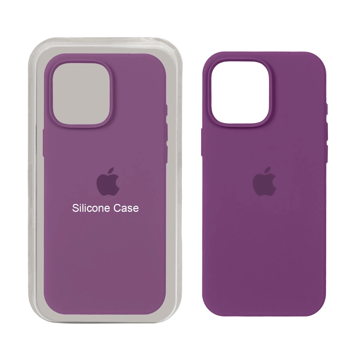 کاور مستر کوالیتی گوشی اپل iPhone 16 Pro Max مدل سیلیکونی پاک کنی-ارغوانی