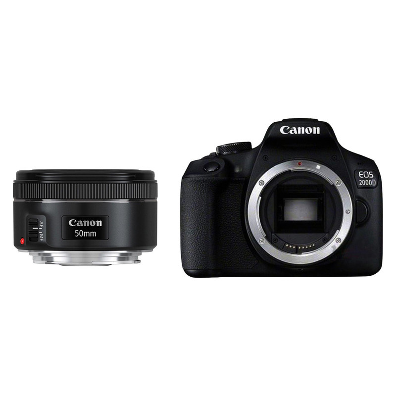 دوربین دیجیتال کانن مدل EOS 2000D به همراه لنز 50 میلی متر STM 1.8
