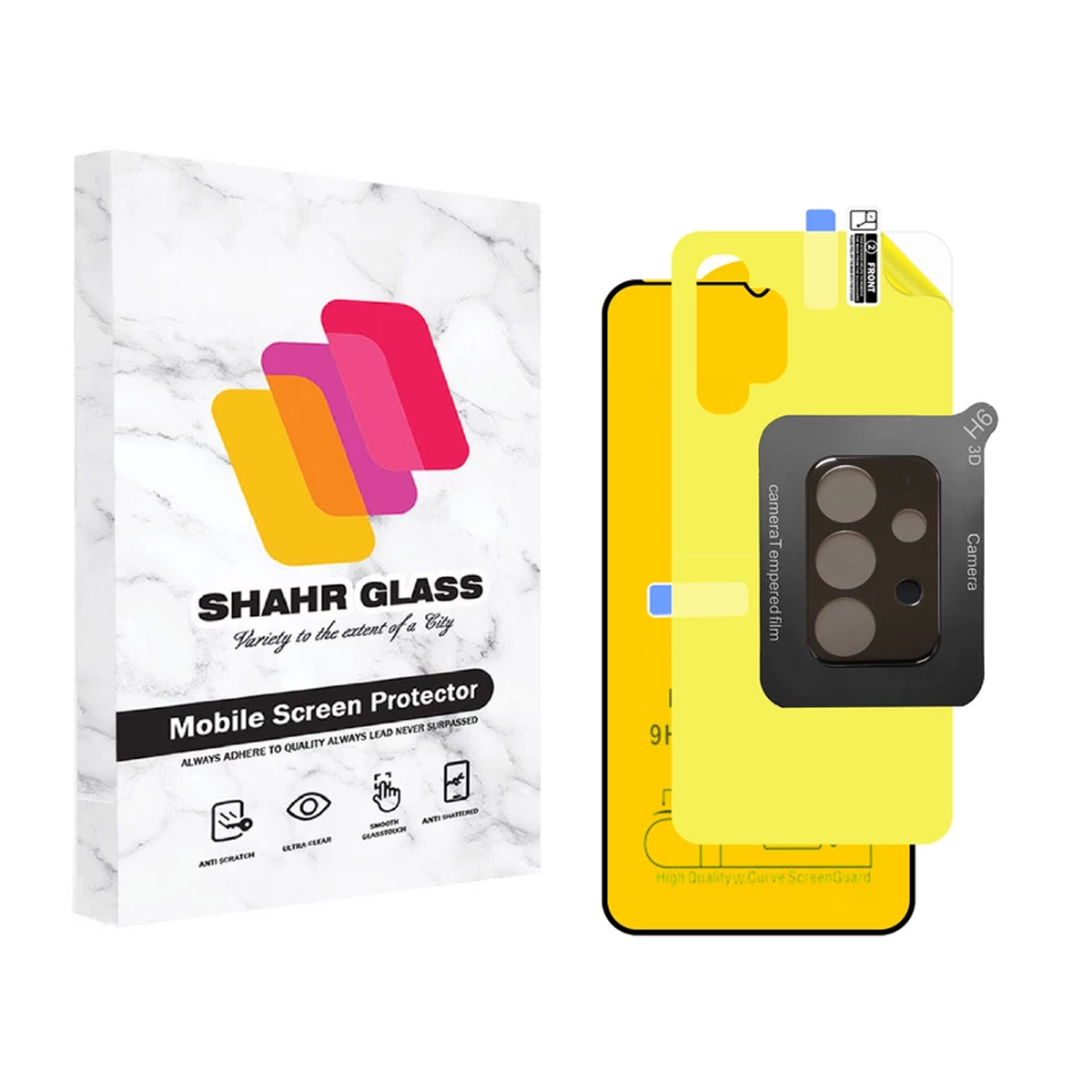 گلس گوشی سامسونگ Galaxy A32 5G شهر گلس مدل 3FNF به همراه محافظ پشت گوشی و محافظ لنز دوربین-مشکی گلس گوشی سامسونگ Galaxy A32 5G شهر گلس مدل 3FNF به همراه محافظ پشت گوشی و محافظ لنز دوربین-مشکی