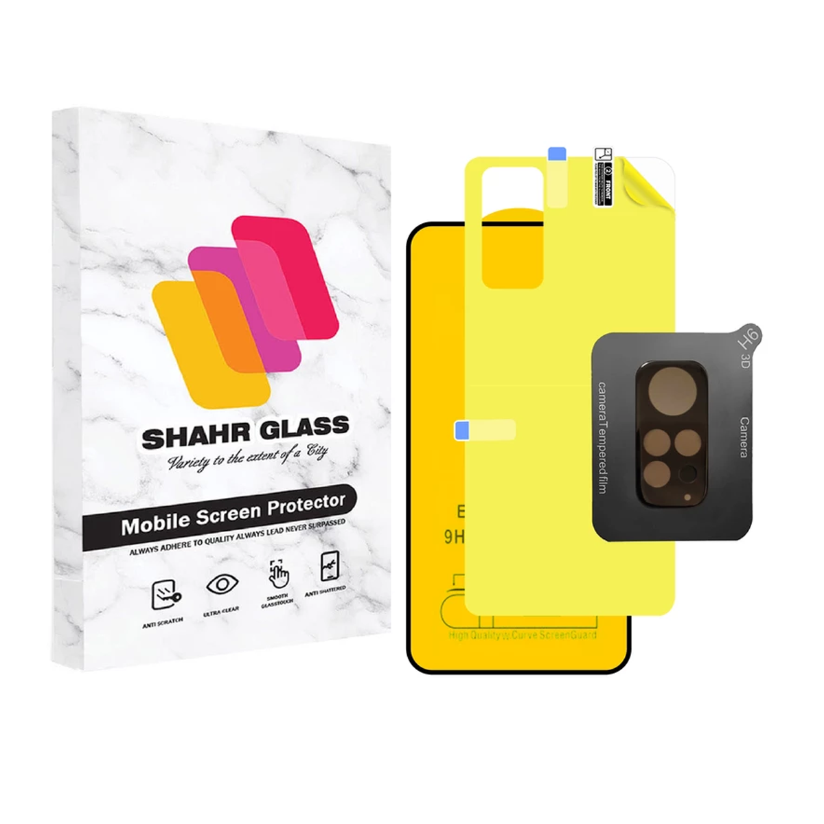 گلس گوشی شیائومی Redmi Note 11 شهر گلس مدل 3FNF به همراه محافظ پشت گوشی و محافظ لنز دوربین-مشکی گلس گوشی شیائومی Redmi Note 11 شهر گلس مدل 3FNF به همراه محافظ پشت گوشی و محافظ لنز دوربین-مشکی