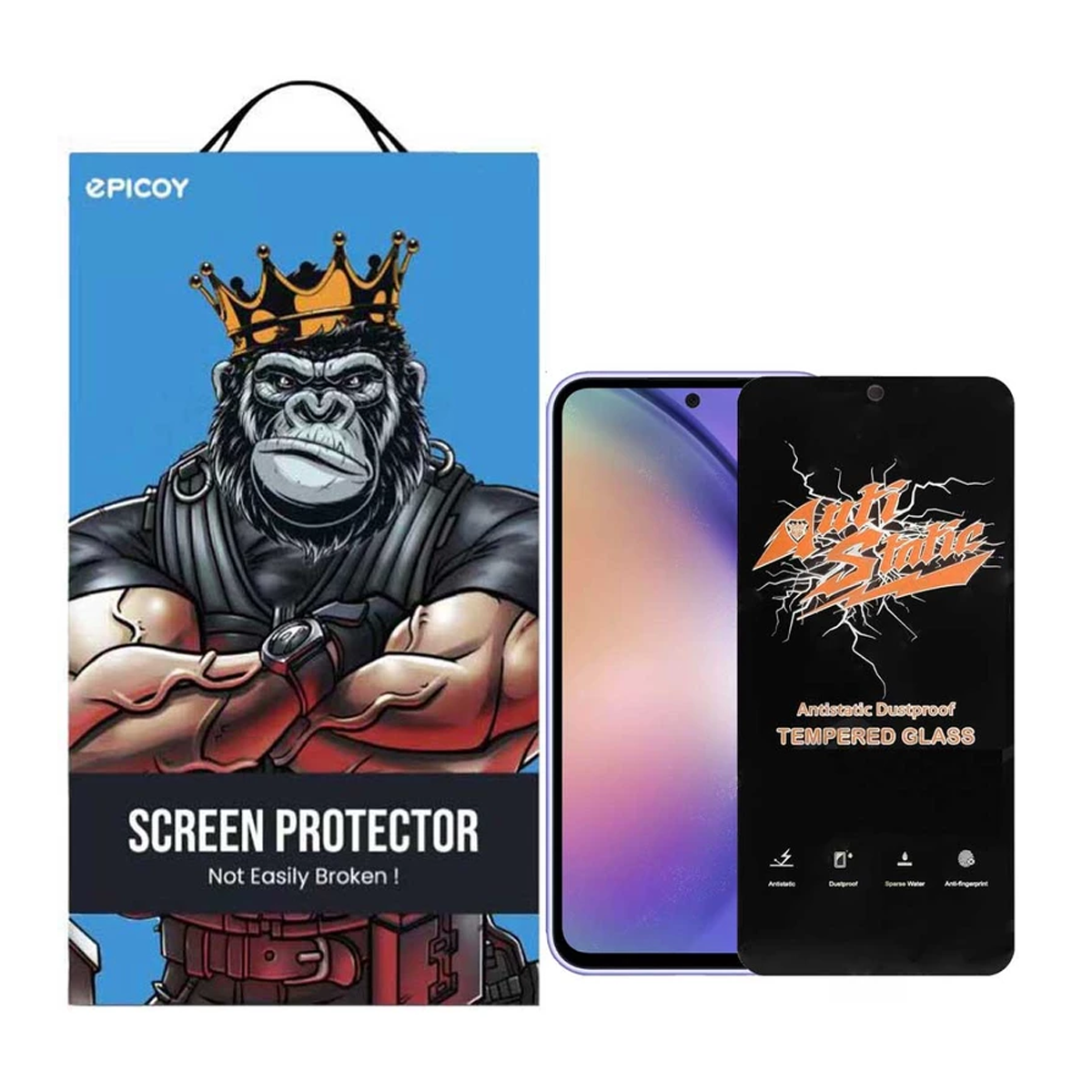 گلس گوشی سامسونگ Galaxy A54 اپیکوی مدل Antistatic Dustproof-مشکی گلس گوشی سامسونگ Galaxy A54 اپیکوی مدل Antistatic Dustproof-مشکی