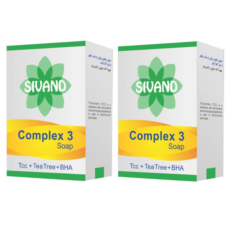 صابون ضد جوش سیوند مدل Complex3 وزن 90 گرم مجموعه 2 عددی صابون ضد جوش سیوند مدل Complex3 وزن 90 گرم مجموعه 2 عددی