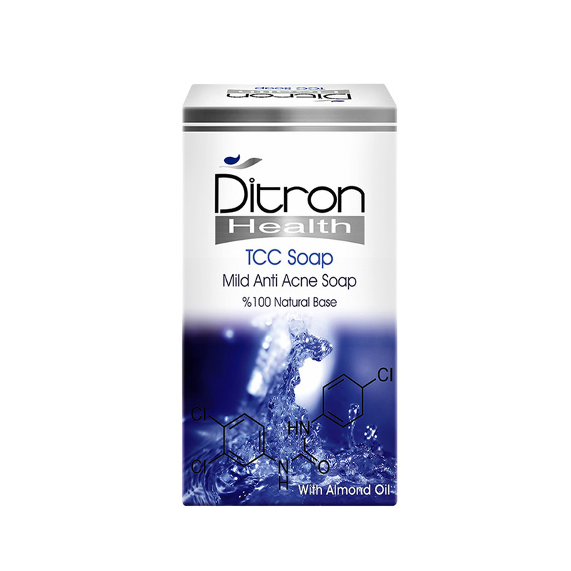 صابون آنتی آکنه دیترون سری Health مدل TCC وزن ۱۱۰ گرم صابون آنتی آکنه دیترون سری Health مدل TCC وزن ۱۱۰ گرم