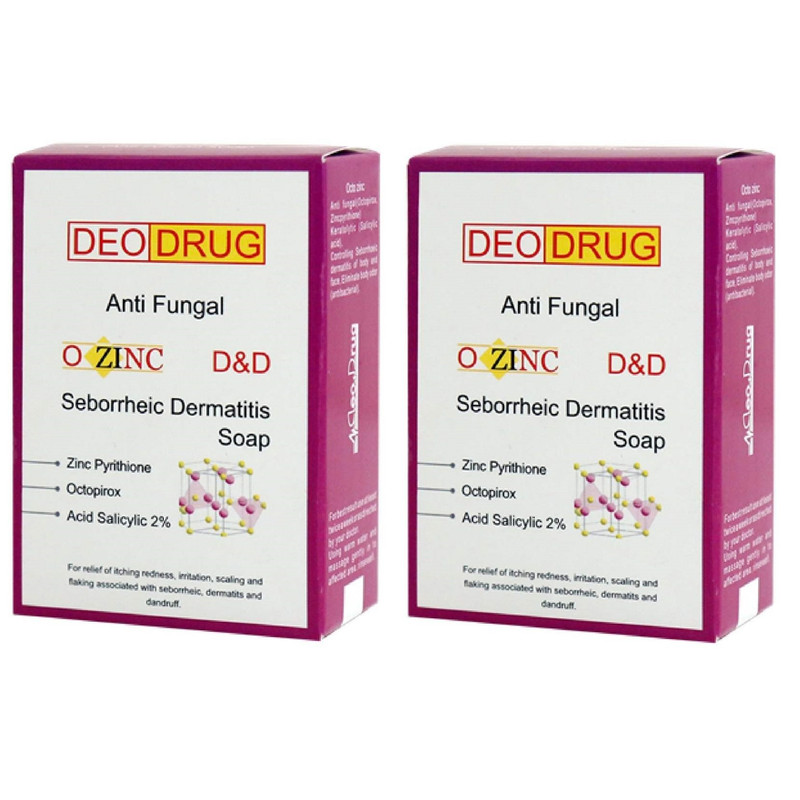 صابون ضد قارچ دئودراگ مدل O-zinc وزن 90 گرم مجموعه 2 عددی صابون ضد قارچ دئودراگ مدل O-zinc وزن 90 گرم مجموعه 2 عددی