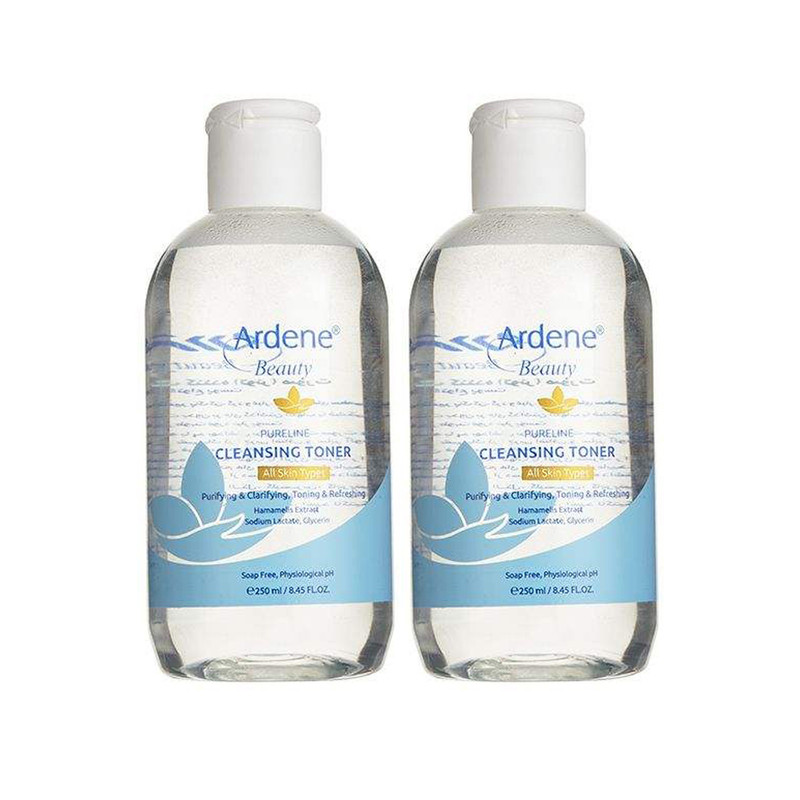 تونر پاک کننده صورت آردن بیوتی مدل Purifying حجم 250 میلی لیتر بسته 2 عددی تونر پاک کننده صورت آردن بیوتی مدل Purifying حجم 250 میلی لیتر بسته 2 عددی