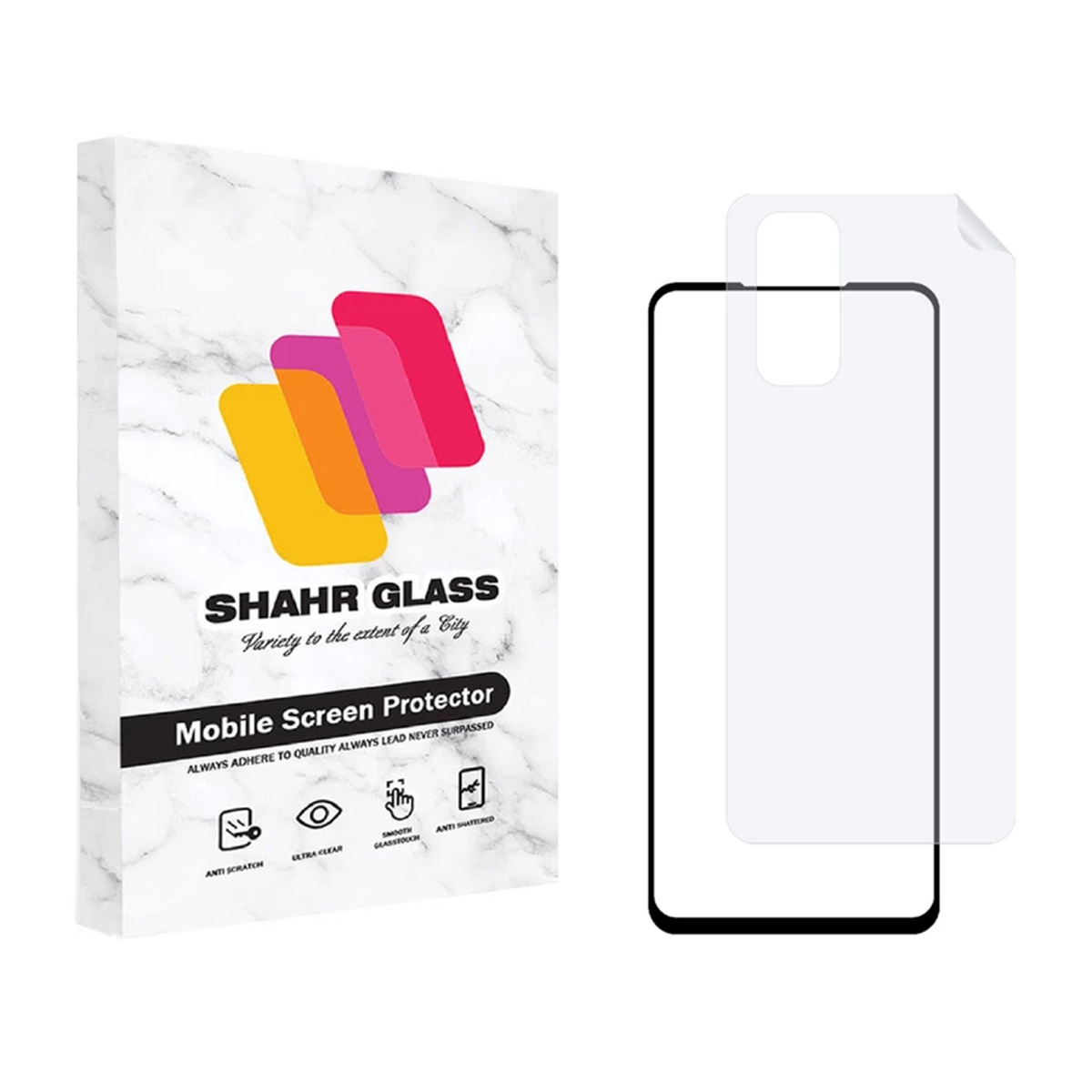 گلس گوشی شیائومی Redmi Note 11S 4G شهر گلس مدل 2FN به همراه محافظ پشت -مشکی گلس گوشی شیائومی Redmi Note 11S 4G شهر گلس مدل 2FN به همراه محافظ پشت -مشکی