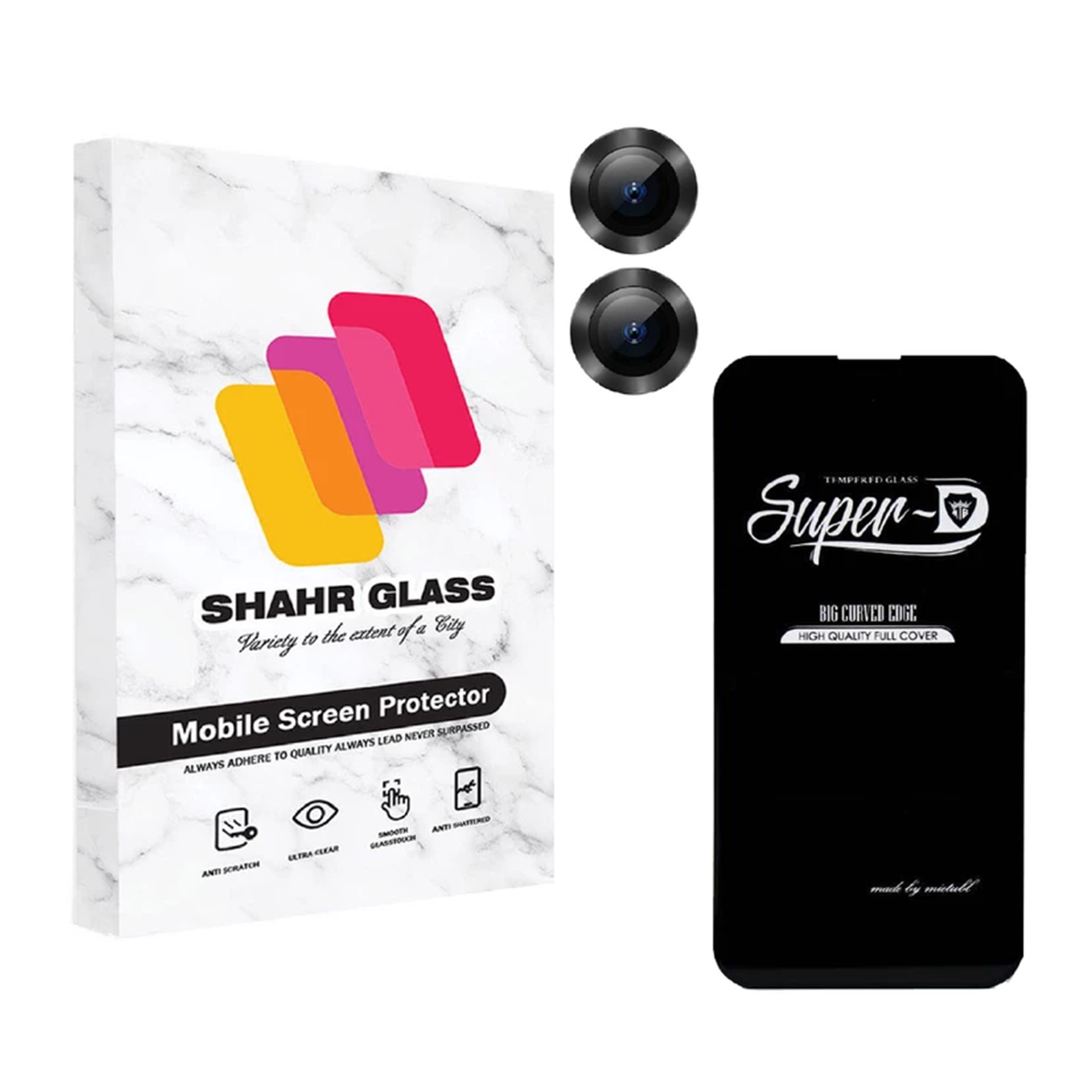 گلس گوشی اپل iPhone 13 شهر گلس مدل 2S-RINGبه همراه محافظ لنز دوربین گلس گوشی اپل iPhone 13 شهر گلس مدل 2S-RINGبه همراه محافظ لنز دوربین