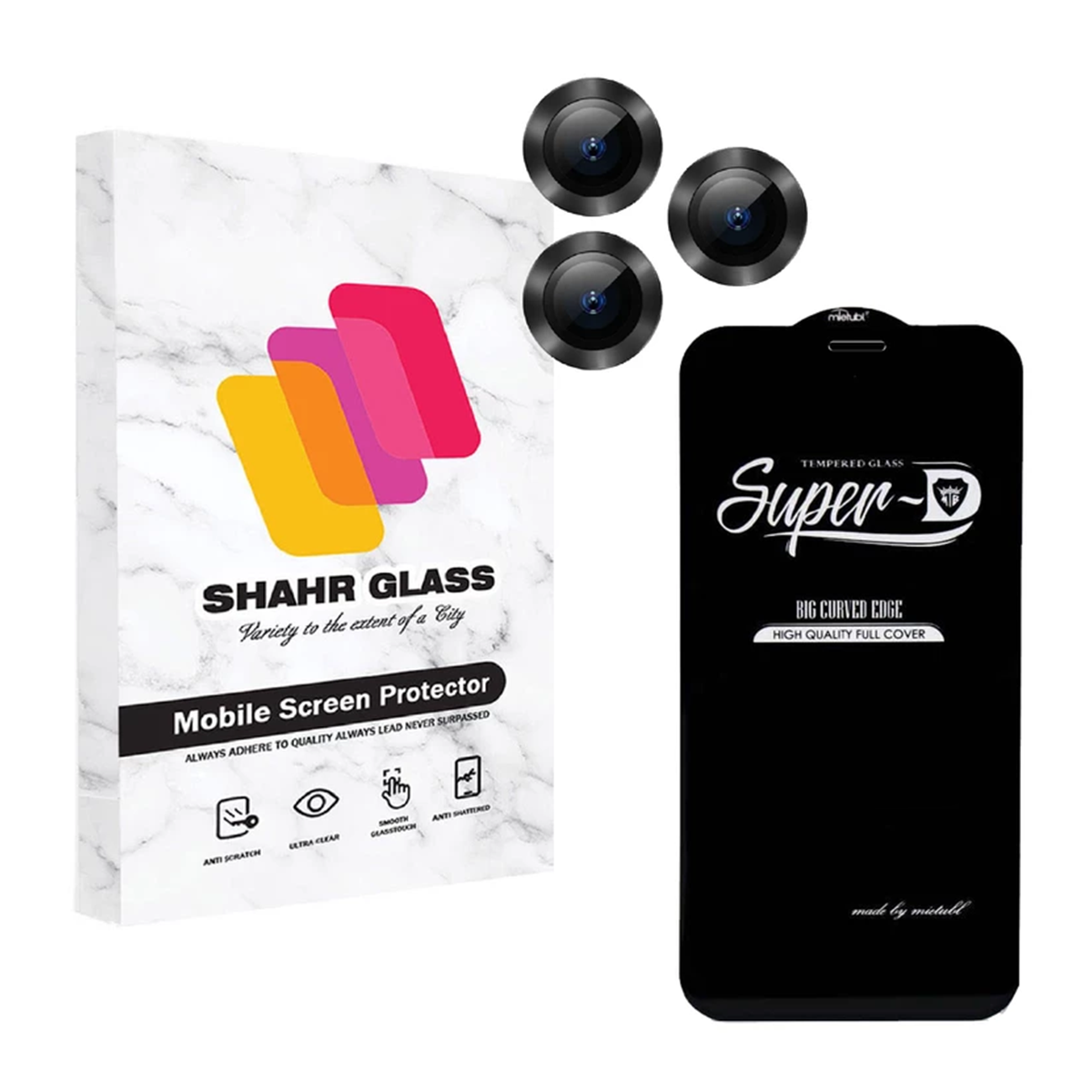 گلس گوشی اپل iPhone 11 Pro Max شهر گلس مدل 2S-RING به همراه محافظ لنز دوربین گلس گوشی اپل iPhone 11 Pro Max شهر گلس مدل 2S-RING به همراه محافظ لنز دوربین