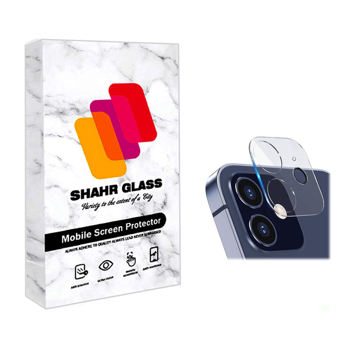 محافظ لنز دوربین گوشی اپل iPhone 13 شهر گلس مدل 3DLSR -بی رنگ شفاف محافظ لنز دوربین گوشی اپل iPhone 13 شهر گلس مدل 3DLSR -بی رنگ شفاف