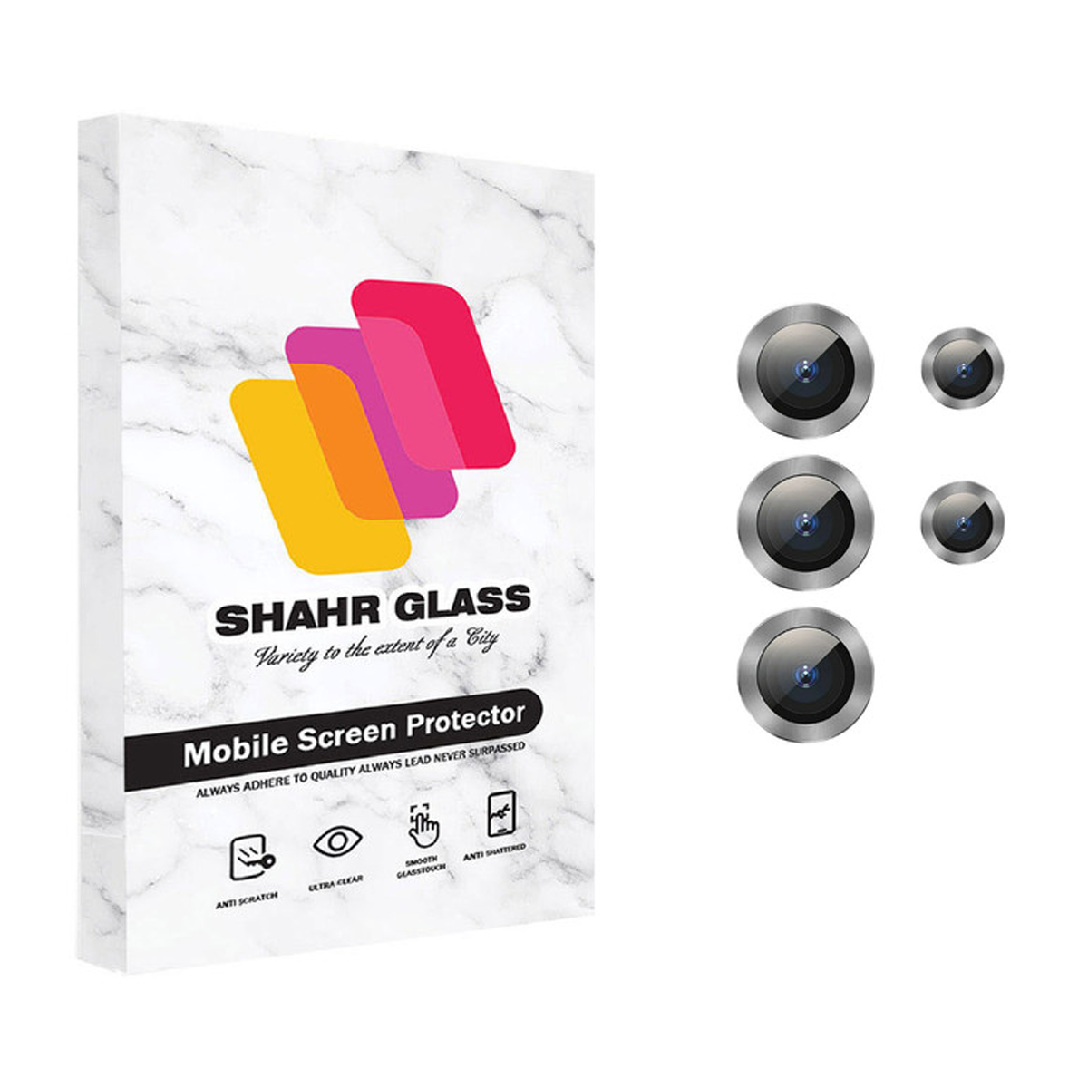 محافظ لنز دوربین گوشی سامسونگ Galaxy S22 Ultra 5G شهر گلس مدل RINGI -مشکی محافظ لنز دوربین گوشی سامسونگ Galaxy S22 Ultra 5G شهر گلس مدل RINGI -مشکی