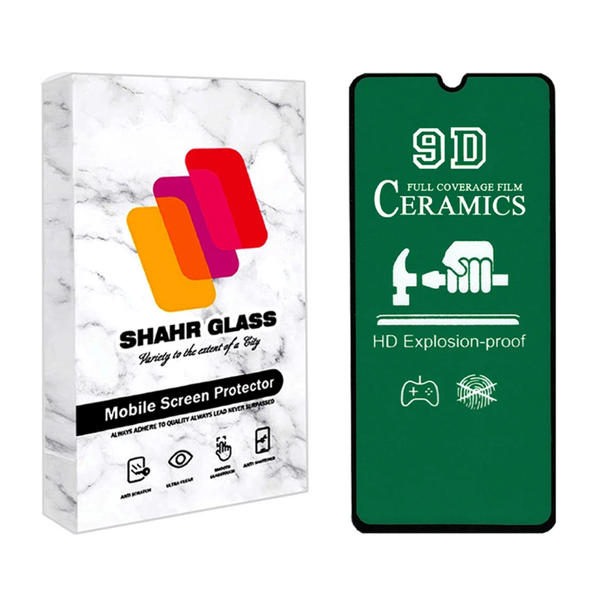 محافظ صفحه نمایش گوشی سامسونگ Galaxy A14 شهر گلس سرامیکی مدل CMC9D -مشکی محافظ صفحه نمایش گوشی سامسونگ Galaxy A14 شهر گلس سرامیکی مدل CMC9D -مشکی