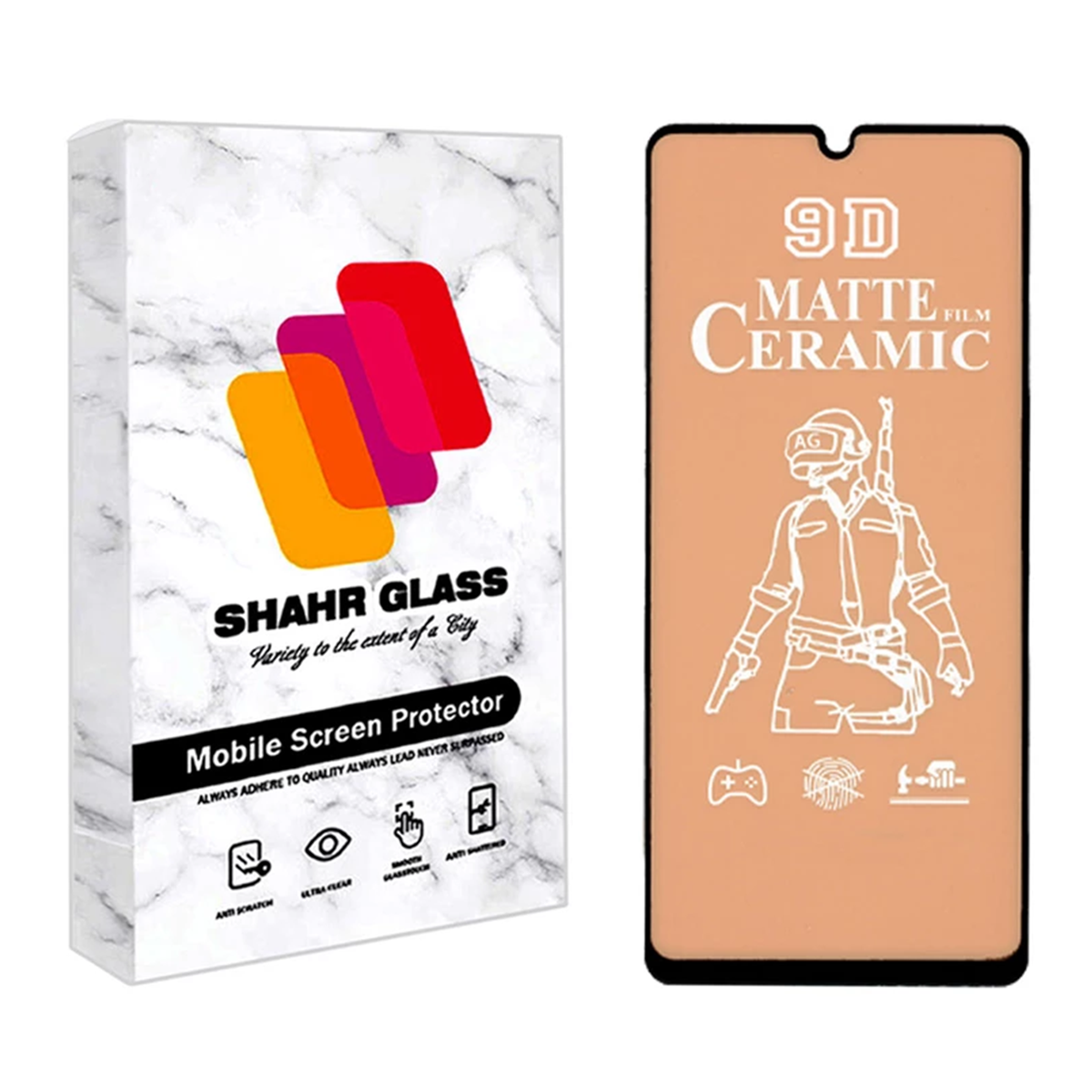 محافظ صفحه نمایش گوشی سامسونگ Galaxy A14 شهر گلس سرامیکی مات مدل CMT9D -مشکی مات محافظ صفحه نمایش گوشی سامسونگ Galaxy A14 شهر گلس سرامیکی مات مدل CMT9D -مشکی مات