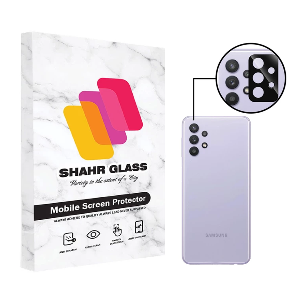 محافظ لنز دوربین گوشی سامسونگ Galaxy A32 5G شهر گلس مدل LFUL محافظ لنز دوربین گوشی سامسونگ Galaxy A32 5G شهر گلس مدل LFUL