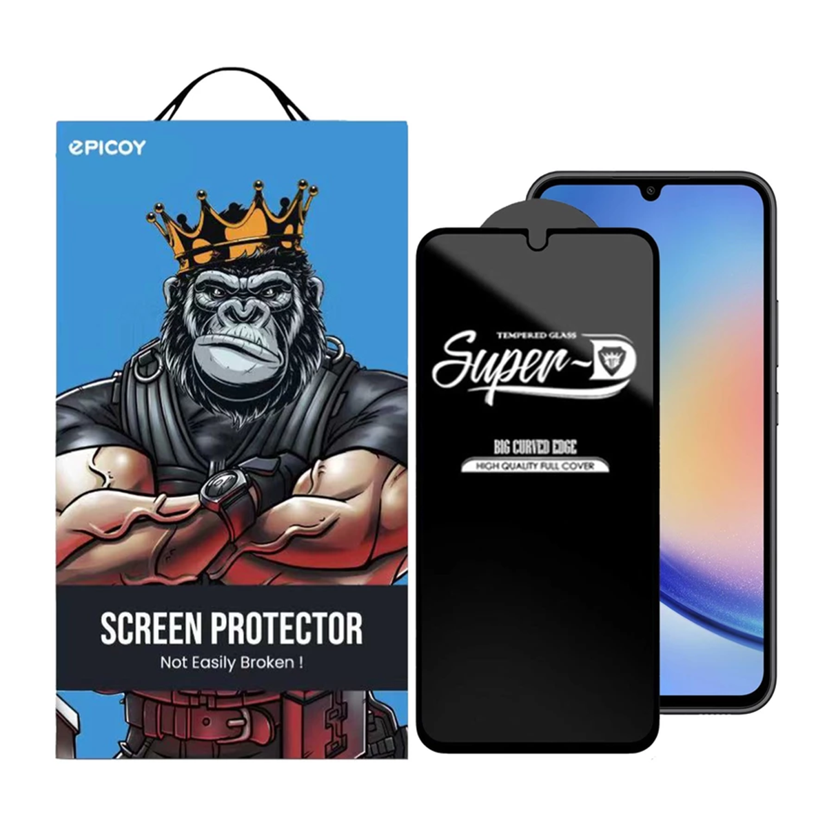 گلس گوشی سامسونگ Galaxy A34 5Gاپیکوی مدل Super 5D-مشکی گلس گوشی سامسونگ Galaxy A34 5Gاپیکوی مدل Super 5D-مشکی