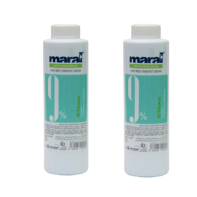 اکسیدان مارال مدل ANTI RED نه درصدی حجم 150 میلی لیتر مجموعه 2 عددی اکسیدان مارال مدل ANTI RED نه درصدی حجم 150 میلی لیتر مجموعه 2 عددی