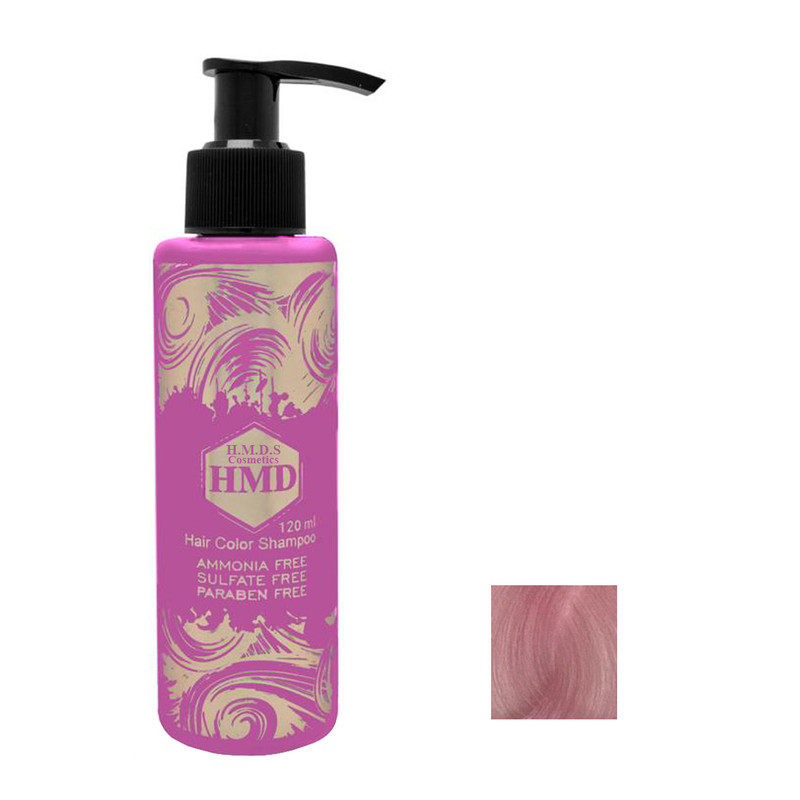 شامپو رنگ مو اچ ام دی اس کازمتیکس شماره 404 حجم 120 میلی لیتر رنگ مرواریدی صورتی شامپو رنگ مو اچ ام دی اس کازمتیکس شماره 404 حجم 120 میلی لیتر رنگ مرواریدی صورتی