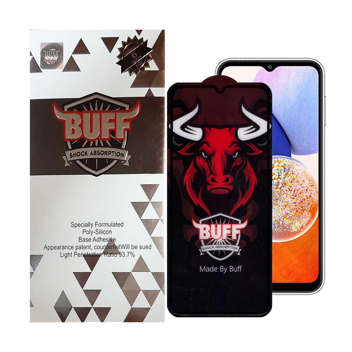 محافظ صفحه نمایش گوشی سامسونگ Galaxy A14 بوف سرامیکی مدل Pro-G-مشکی محافظ صفحه نمایش گوشی سامسونگ Galaxy A14 بوف سرامیکی مدل Pro-G-مشکی