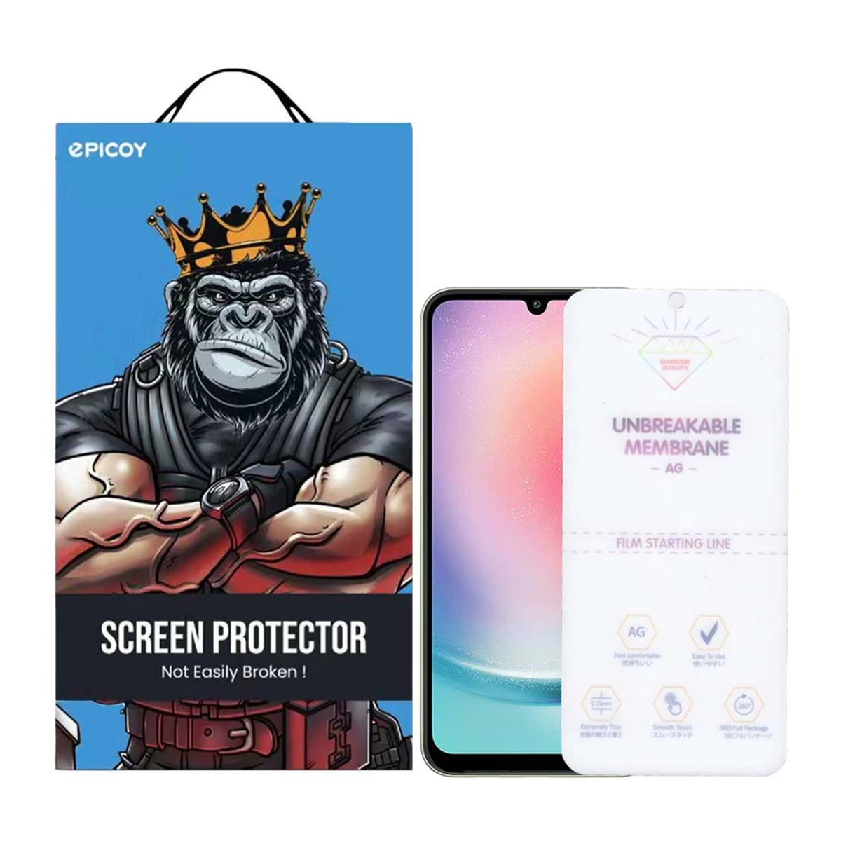 گلس گوشی سامسونگ Galaxy A24 اپیکوی مدل Hydrogel-Matte گلس گوشی سامسونگ Galaxy A24 اپیکوی مدل Hydrogel-Matte