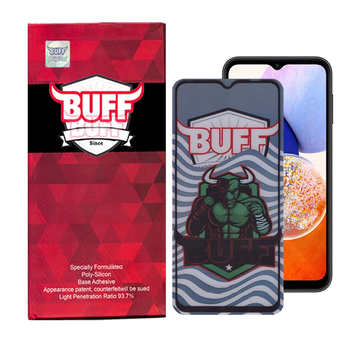 گلس گوشی سامسونگ Galaxy A14 بوف 5D مدل Super Power-مشکی گلس گوشی سامسونگ Galaxy A14 بوف 5D مدل Super Power-مشکی