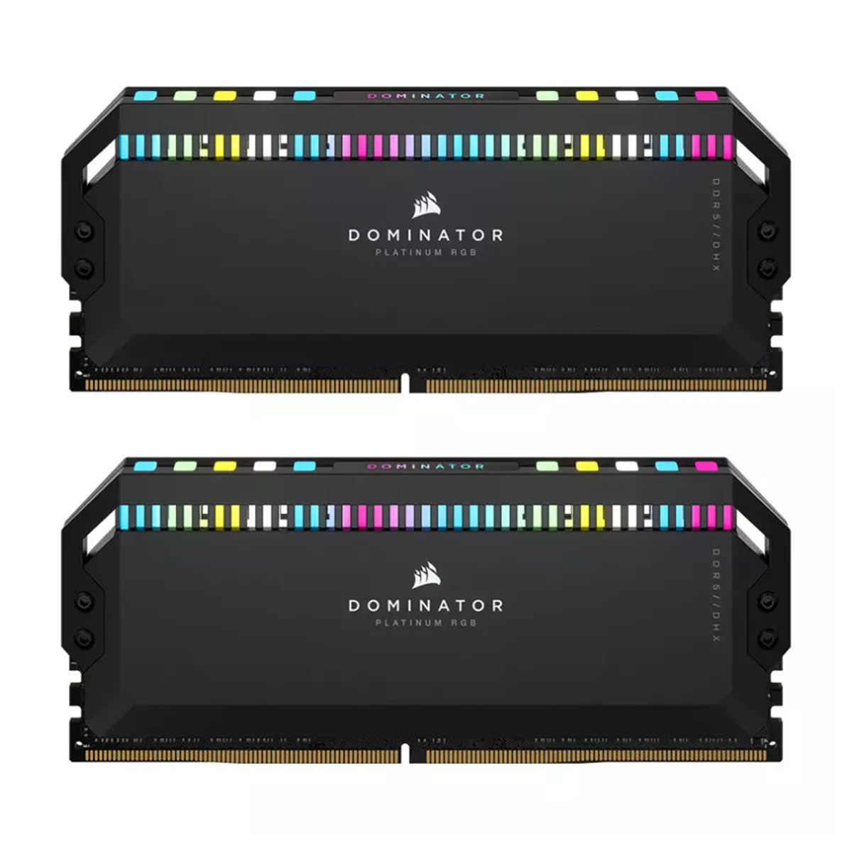 رم کامپیوتر DDR5 دو کاناله 5200 مگاهرتز CL40 کورسیر مدل Dominator Platinum RGB ظرفیت 64 گیگابایت-مشکی رم کامپیوتر DDR5 دو کاناله 5200 مگاهرتز CL40 کورسیر مدل Dominator Platinum RGB ظرفیت 64 گیگابایت-مشکی