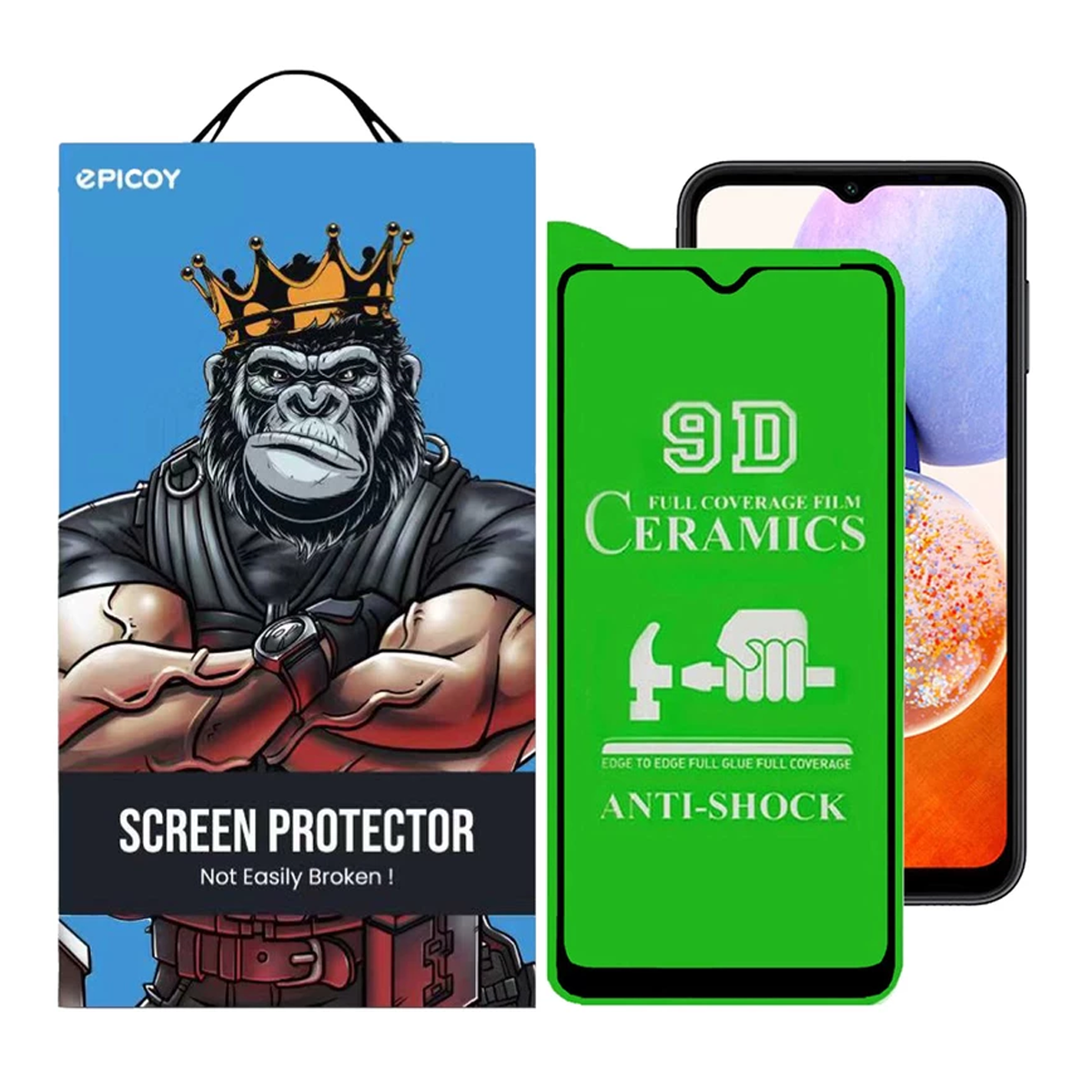 محافظ صفحه نمایش گوشی سامسونگ Galaxy A23 / A14 اپیکوی سرامیکی مدل unbreakable -مشکی محافظ صفحه نمایش گوشی سامسونگ Galaxy A23 / A14 اپیکوی سرامیکی مدل unbreakable -مشکی
