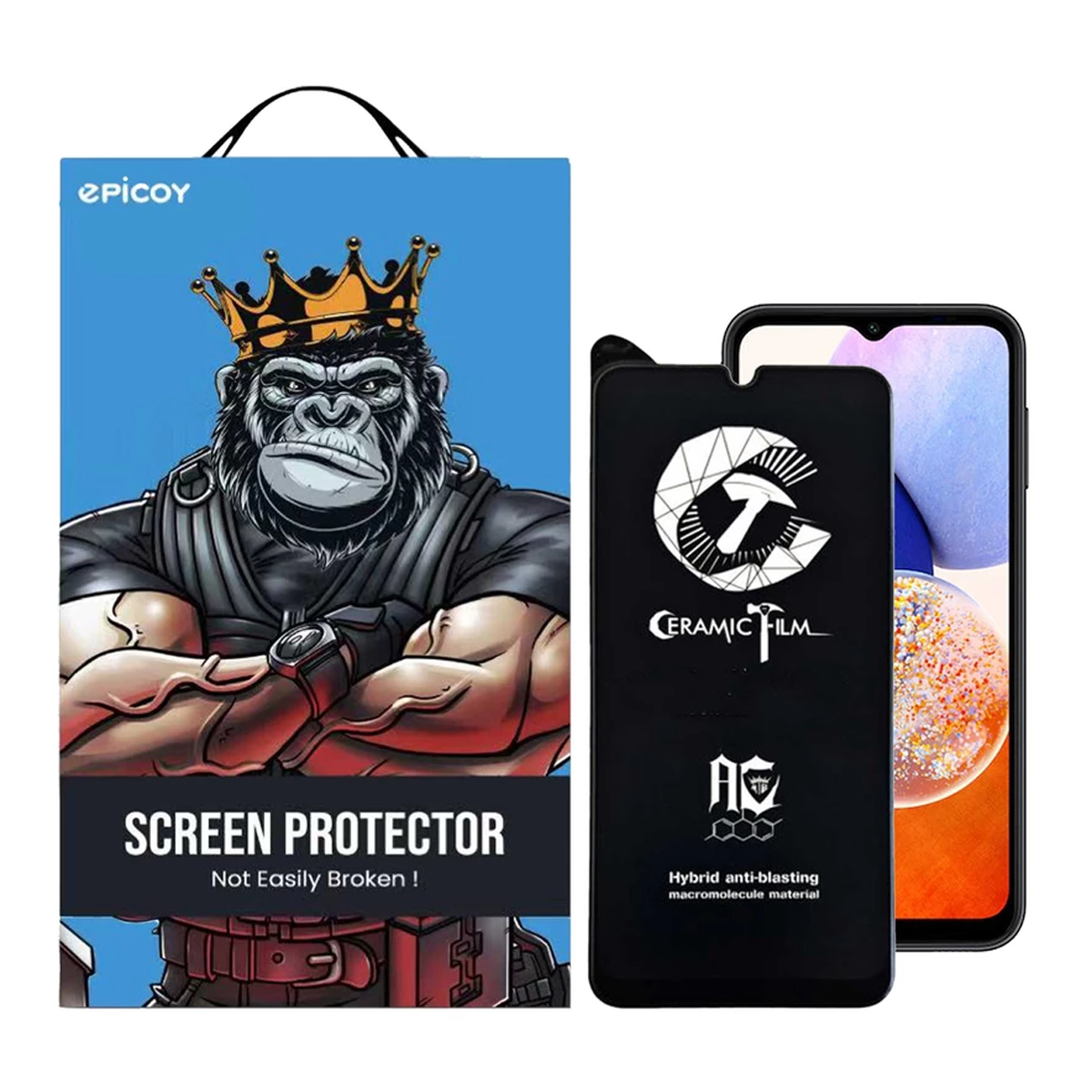 محافظ صفحه نمایش گوشی سامسونگ Galaxy A23 / A14 اپیکوی سرامیکی مدل CR7-مشکی محافظ صفحه نمایش گوشی سامسونگ Galaxy A23 / A14 اپیکوی سرامیکی مدل CR7-مشکی