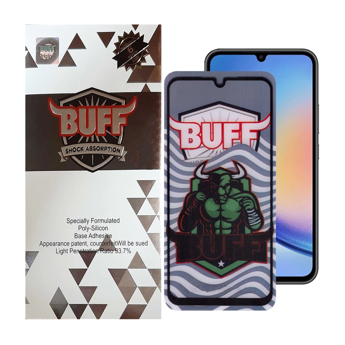 گلس گوشی سامسونگ Galaxy A24 4G بوف مدل Super Power-G 5D-مشکی گلس گوشی سامسونگ Galaxy A24 4G بوف مدل Super Power-G 5D-مشکی