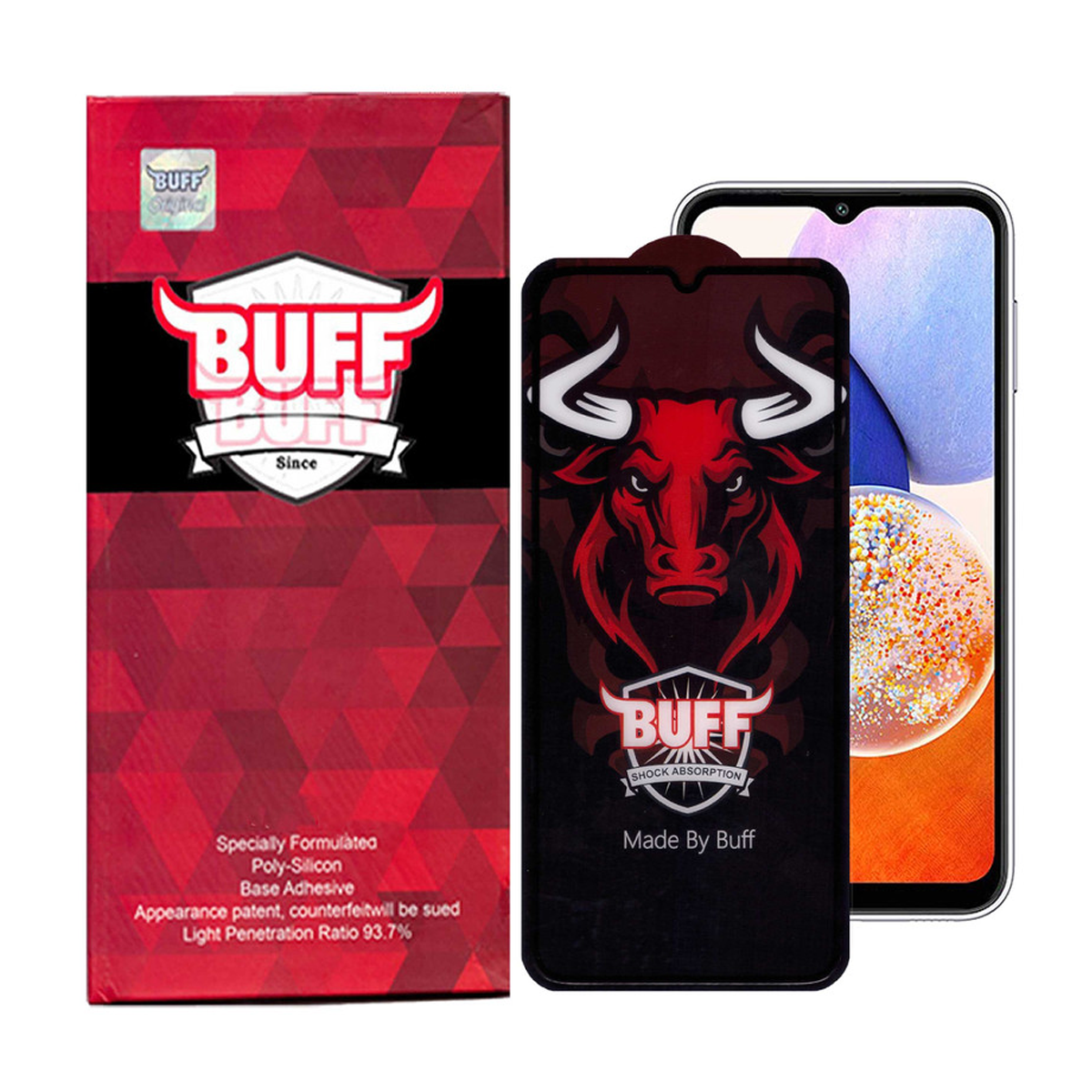 گلس گوشی سامسونگ Galaxy A14 5G / A14 4G بوف مدل Pro-مشکی گلس گوشی سامسونگ Galaxy A14 5G / A14 4G بوف مدل Pro-مشکی