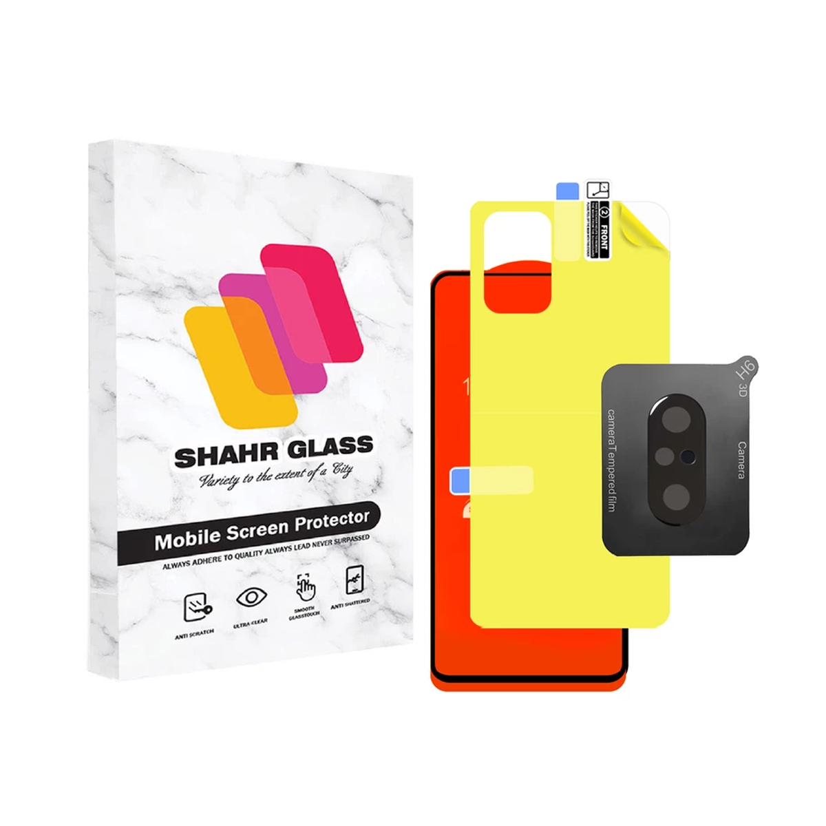 گلس گوشی شیائومی Poco F3 شهر گلس مدل 3FNF به همراه محافظ لنز دوربین و محافظ پشت گوشی-مشکی  گلس گوشی شیائومی Poco F3 شهر گلس مدل 3FNF به همراه محافظ لنز دوربین و محافظ پشت گوشی-مشکی