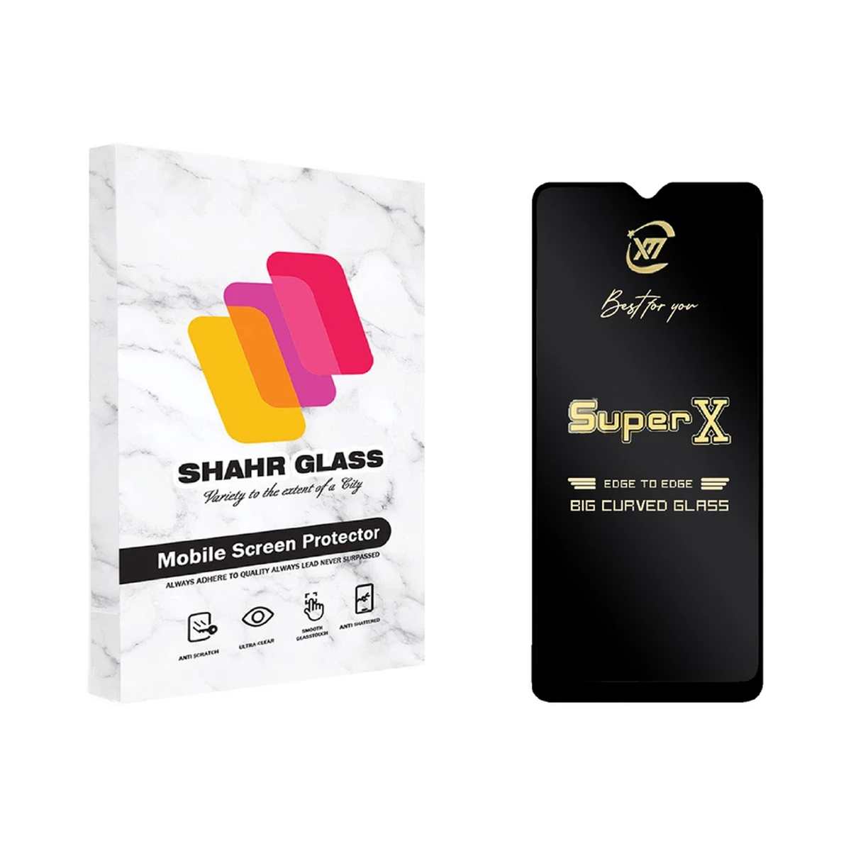 گلس گوشی سامسونگ Galaxy A04e شهر گلس مدل SUPERX-مشکی گلس گوشی سامسونگ Galaxy A04e شهر گلس مدل SUPERX-مشکی