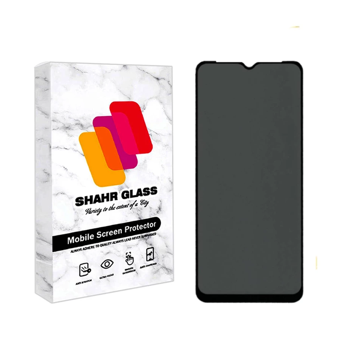 گلس گوشی تی سی ال 30 SE شهر گلس پرایوسی مدل PFSR-مشکی گلس گوشی تی سی ال 30 SE شهر گلس پرایوسی مدل PFSR-مشکی