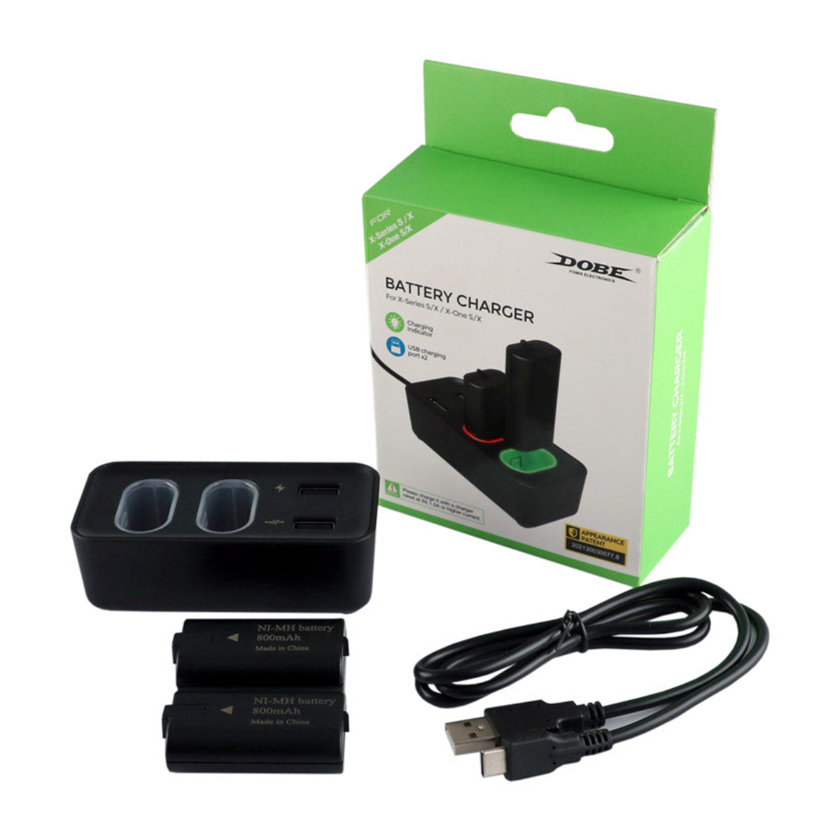 شارژر باتری دسته ایکس باکس دابی مدل TYX-0665 شارژر باتری دسته ایکس باکس دابی مدل TYX-0665