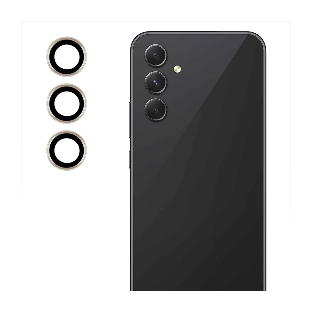 محافظ لنز دوربین گوشی سامسونگ Galaxy A54 مدل رینگی -مشکی محافظ لنز دوربین گوشی سامسونگ Galaxy A54 مدل رینگی -مشکی