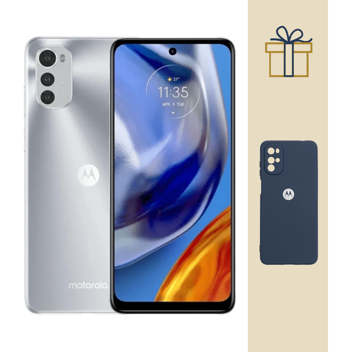 گوشی موبايل موتورولا Moto E32s ظرفیت 64 گیگابایت رم 4 گیگابایت به همراه هدیه قاب سیلیکونی گوشی موبايل موتورولا Moto E32s ظرفیت 64 گیگابایت رم 4 گیگابایت به همراه هدیه قاب سیلیکونی