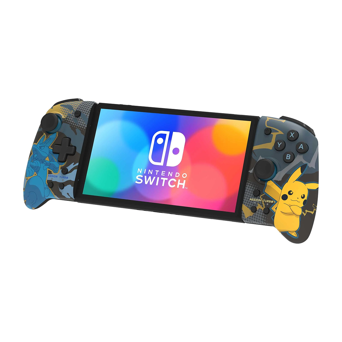 دسته نینتندو سوییچ هوری مدل Split Pad Pro طرح Pikachu & Lucario دسته نینتندو سوییچ هوری مدل Split Pad Pro طرح Pikachu & Lucario