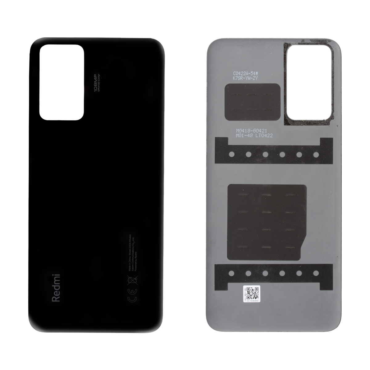 درب پشت گوشی شیائومی Redmi Note 12S 4G-مشکی درب پشت گوشی شیائومی Redmi Note 12S 4G-مشکی