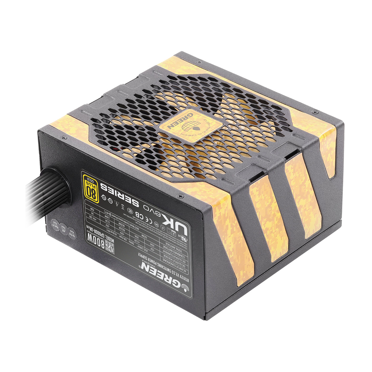 پاور کامپیوتر گرین مدل GP800A-UK EVO-مشکی پاور کامپیوتر گرین مدل GP800A-UK EVO-مشکی