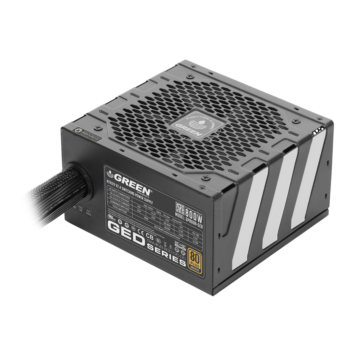 پاور کامپیوتر گرین مدل GP800A-GED-مشکی پاور کامپیوتر گرین مدل GP800A-GED-مشکی