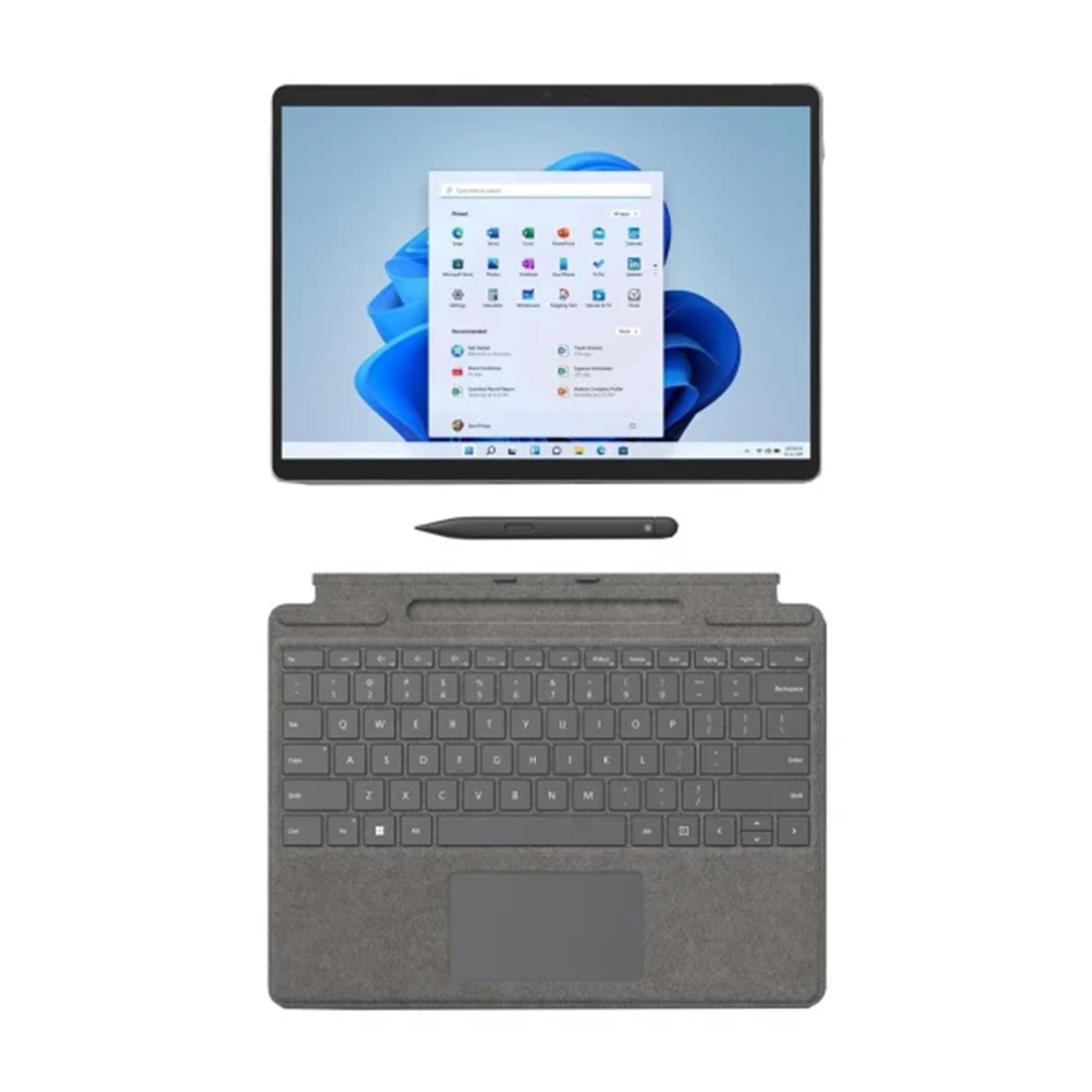 تبلت مایکروسافت مدل Surface Pro 9 i5 ظرفیت 256 گیگابایت رم 8 گیگابایت با کیبورد Signature Ice Blue و قلم Slim Pen 2 تبلت مایکروسافت مدل Surface Pro 9 i5 ظرفیت 256 گیگابایت رم 8 گیگابایت با کیبورد Signature Ice Blue و قلم Slim Pen 2