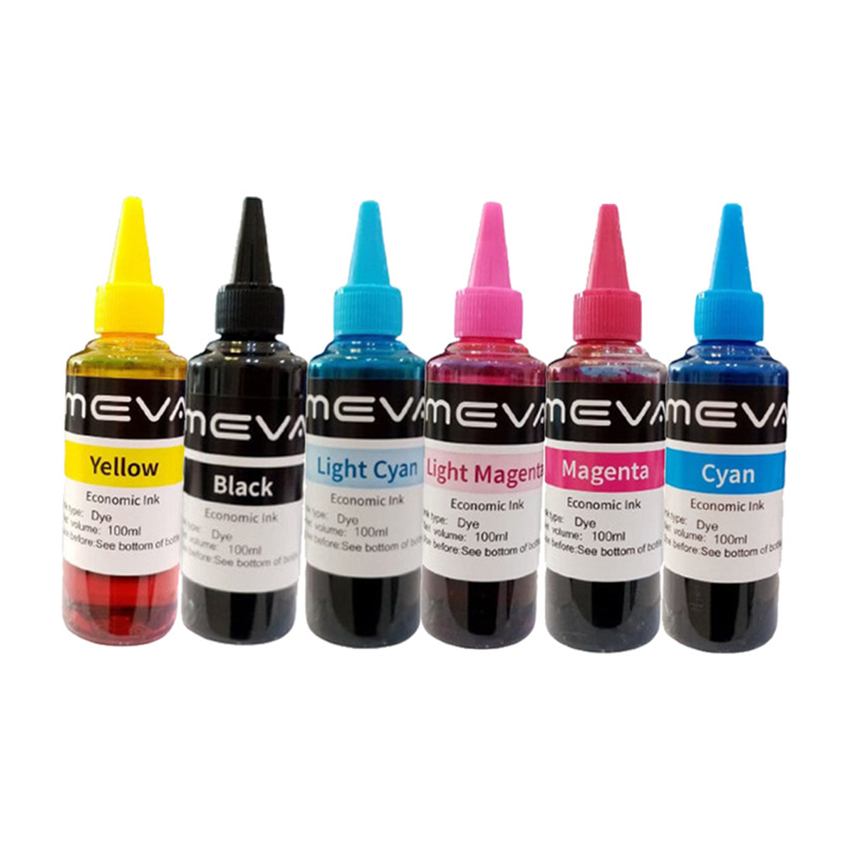 جوهر پرینتر ست شش رنگ میوا مدل T67 جوهر پرینتر ست شش رنگ میوا مدل T67