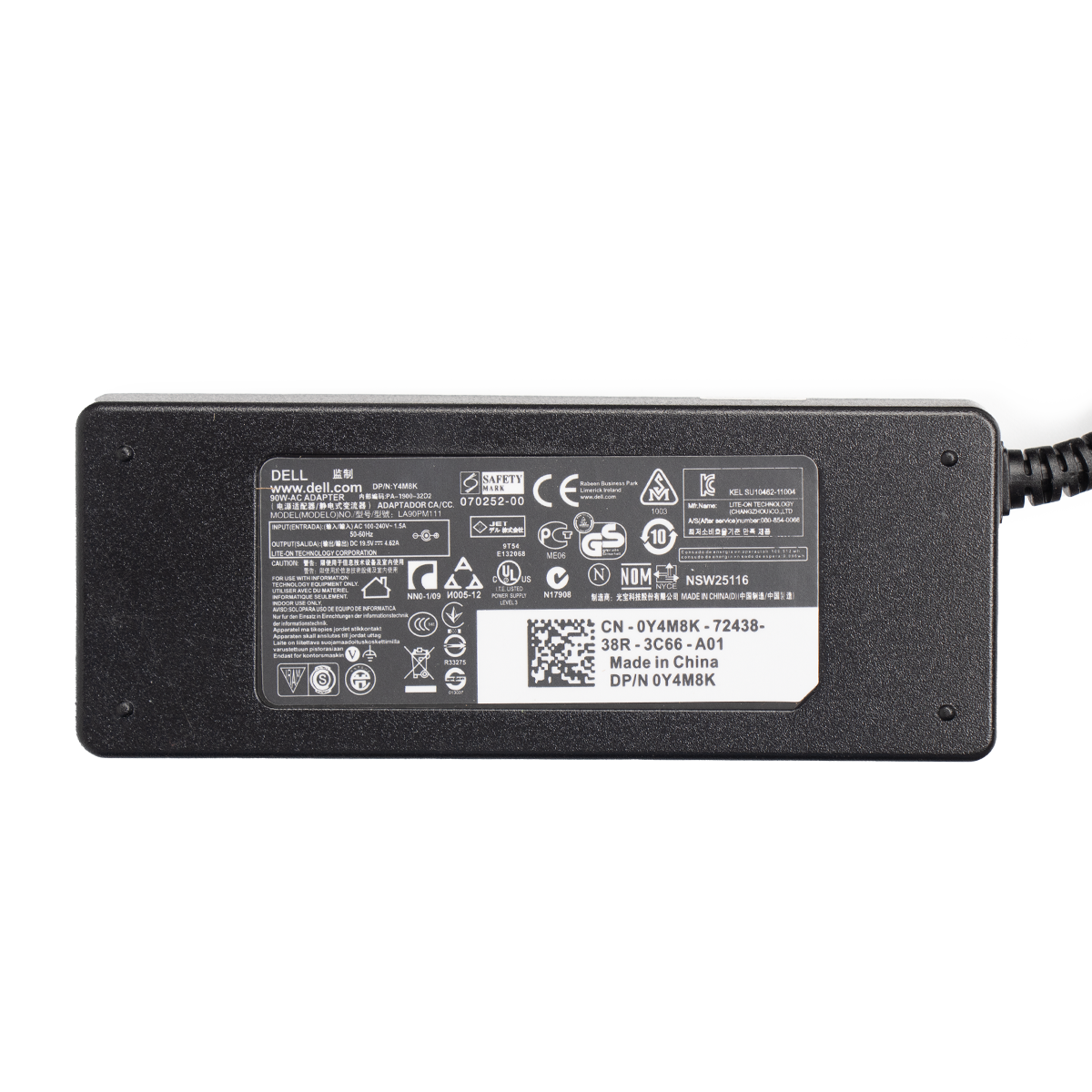 شارژر لپ تاپ دل 19.5 ولت 4.62 آمپر مدل LA90PM111-مشکی شارژر لپ تاپ دل 19.5 ولت 4.62 آمپر مدل LA90PM111-مشکی