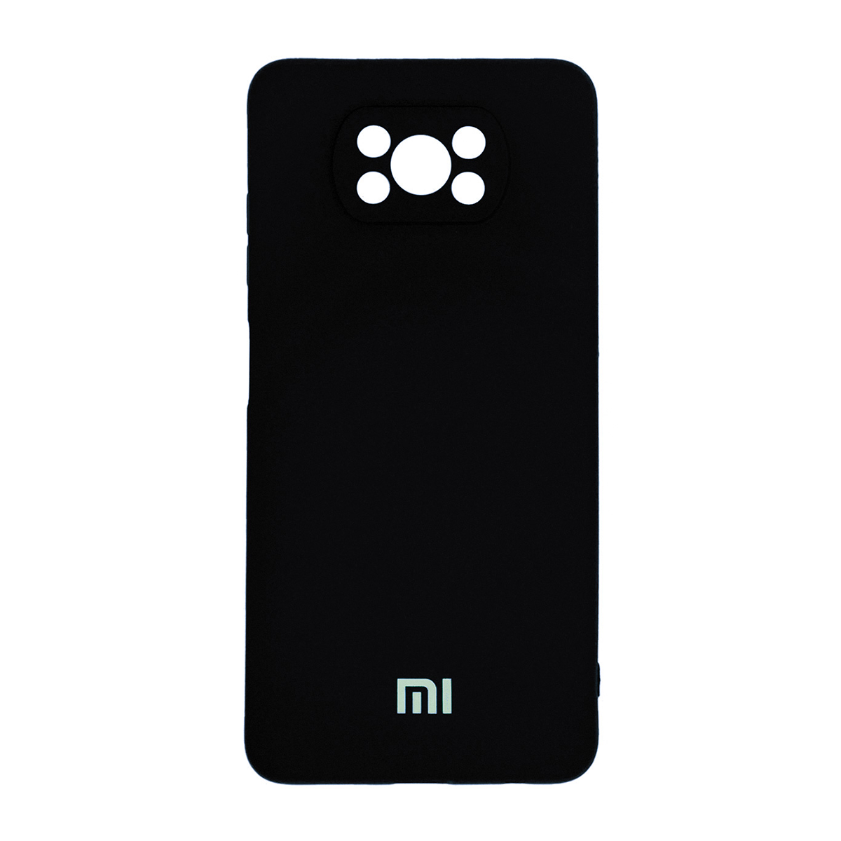  کاور سیلیکونی محافظ لنزدار مناسب برای گوشی موبایل شیائومی Poco X3 / Poco X3 NFC-مشکی