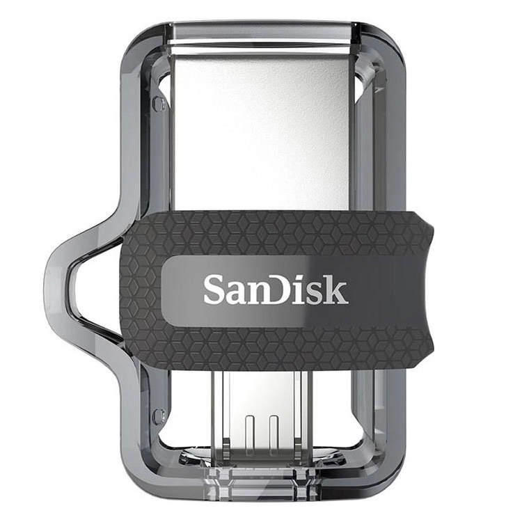 فلش مموری سن دیسک مدل Ultra Dual Drive M3.0 ظرفیت 128 گیگابایت-مشکی فلش مموری سن دیسک مدل Ultra Dual Drive M3.0 ظرفیت 128 گیگابایت-مشکی